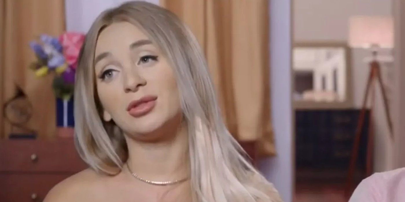 Yara Zaya before 90 day fiance looking away