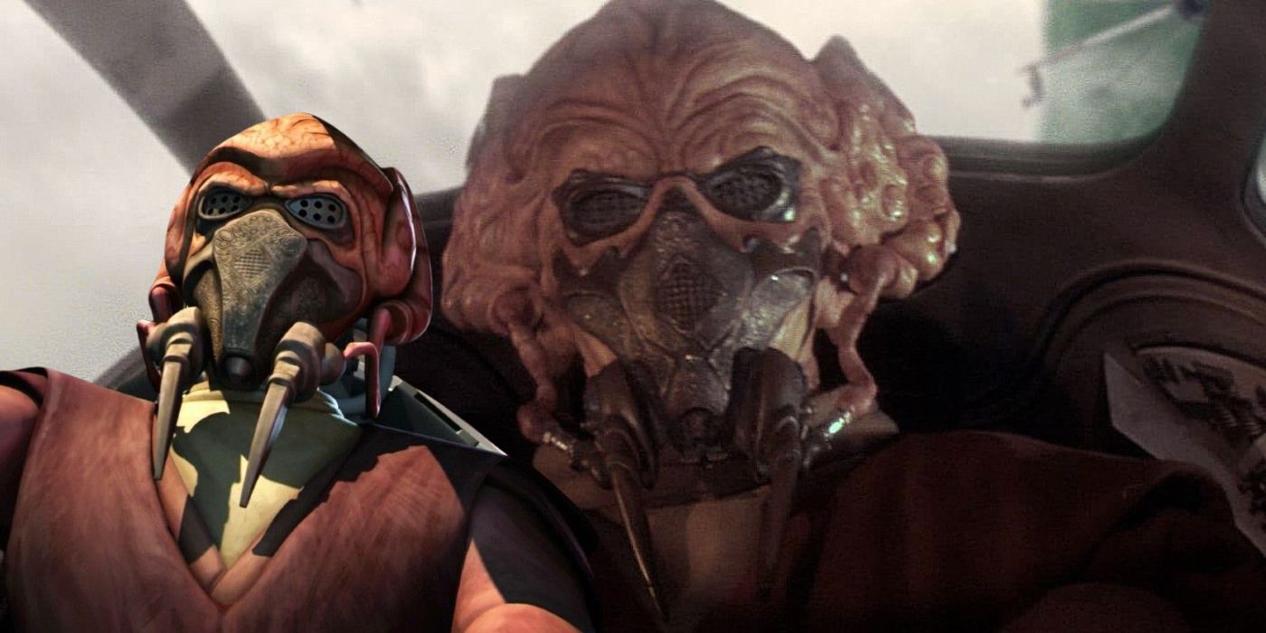 Plo Koon Live Action e Animação