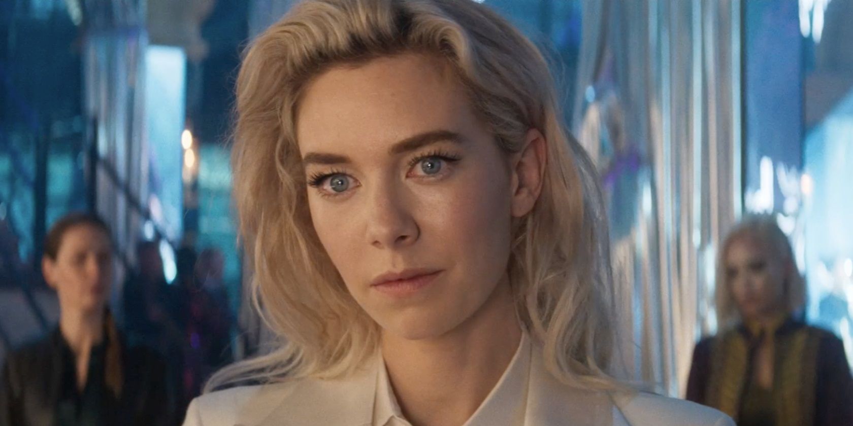 Vanessa Kirby looking off-screen in Mission Impossible Dead Reckoning Part One