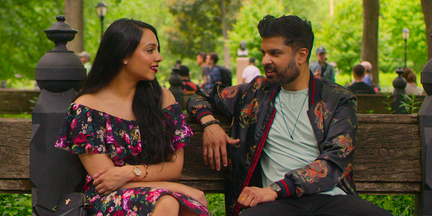 Viral Aashay Still Together Sima Married In Indian Matchmaking Season 3 talking on park bench
