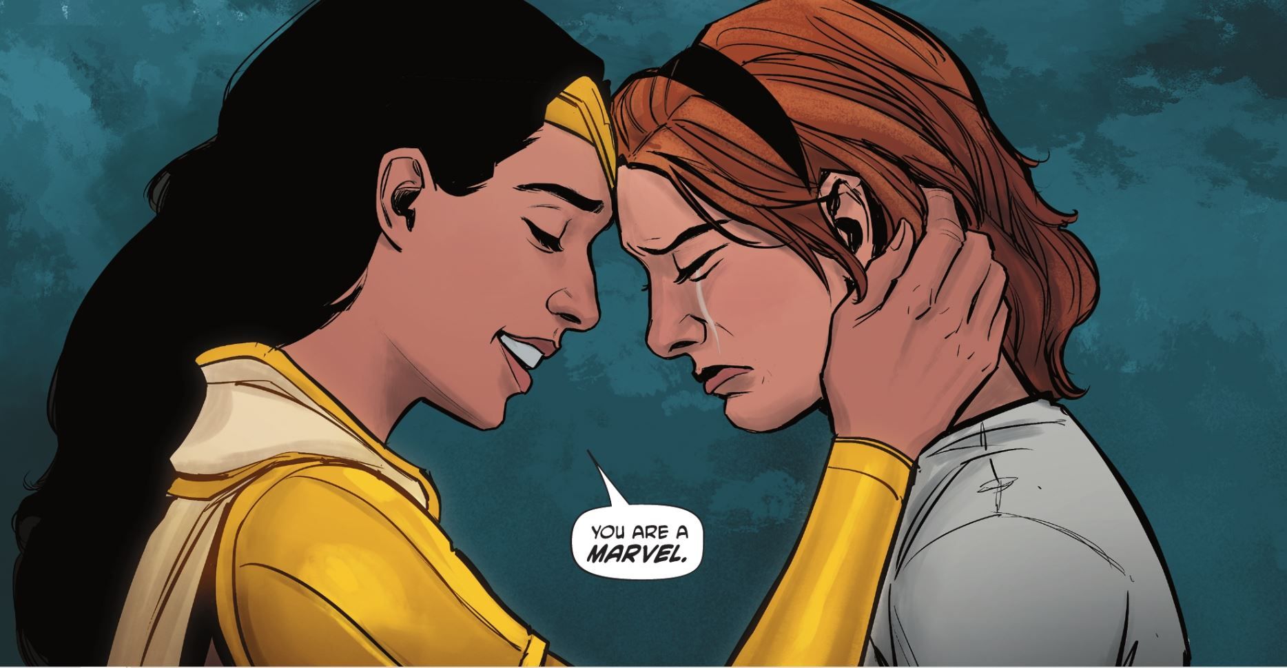 Wonder Woman llama a Mary una Marvel DC Comics
