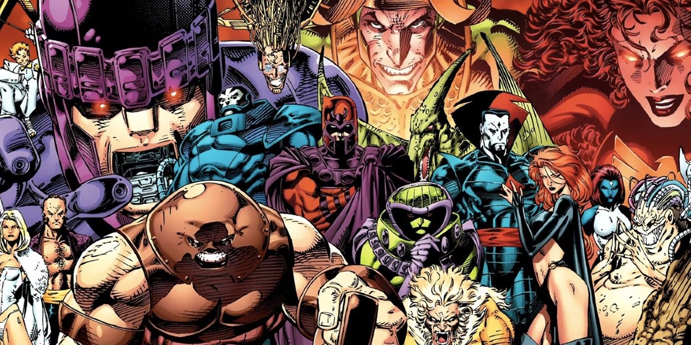 Featured Image: collage with many X-Men villains from throughout the years