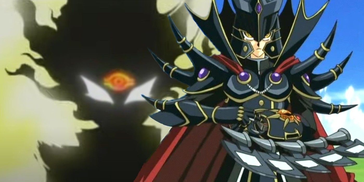 Yami Yugi and the Supreme King from the Yu-Gi-Oh! Franchise
