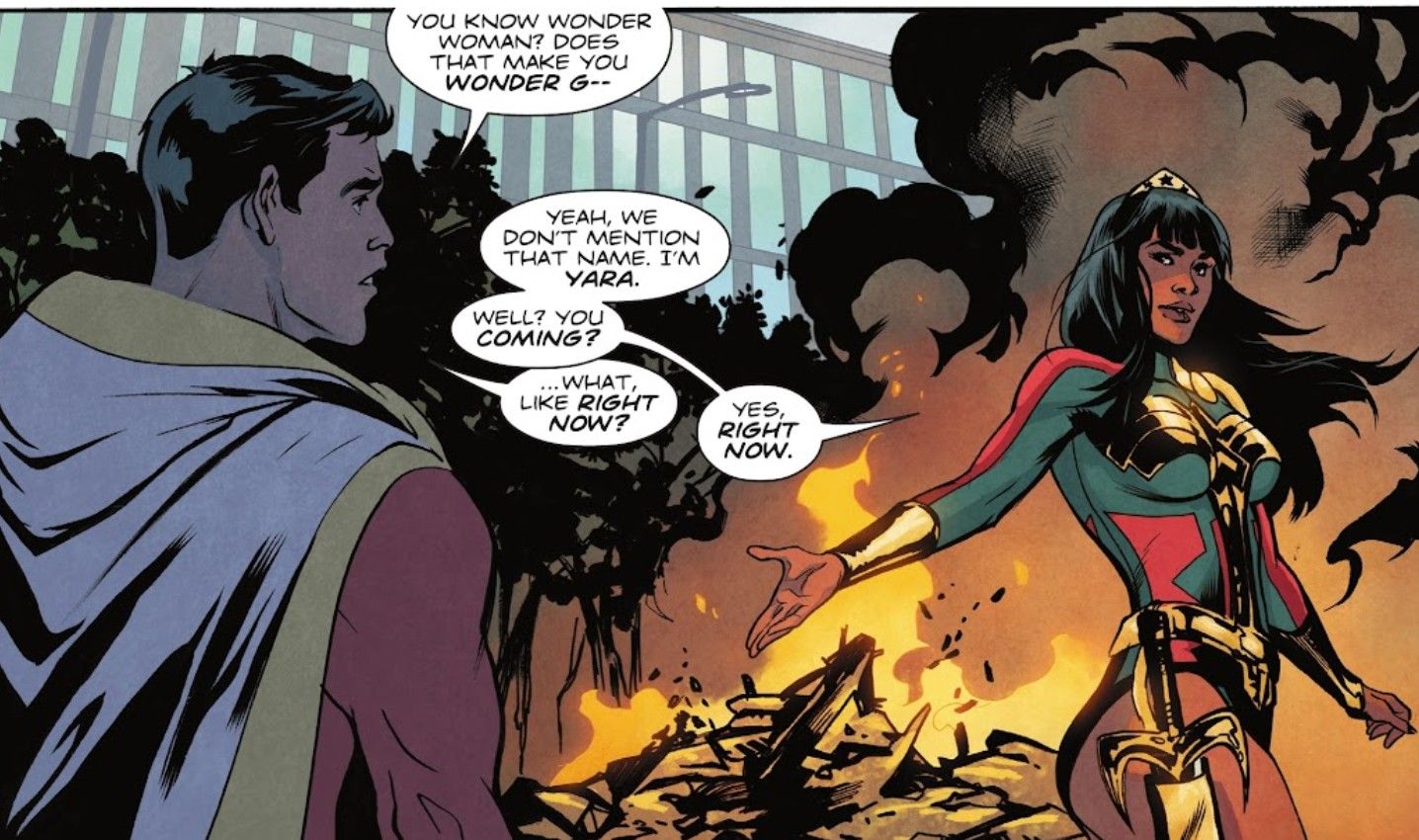 Yara Flor diz ao Shazam que odeia o nome Moça-Maravilha