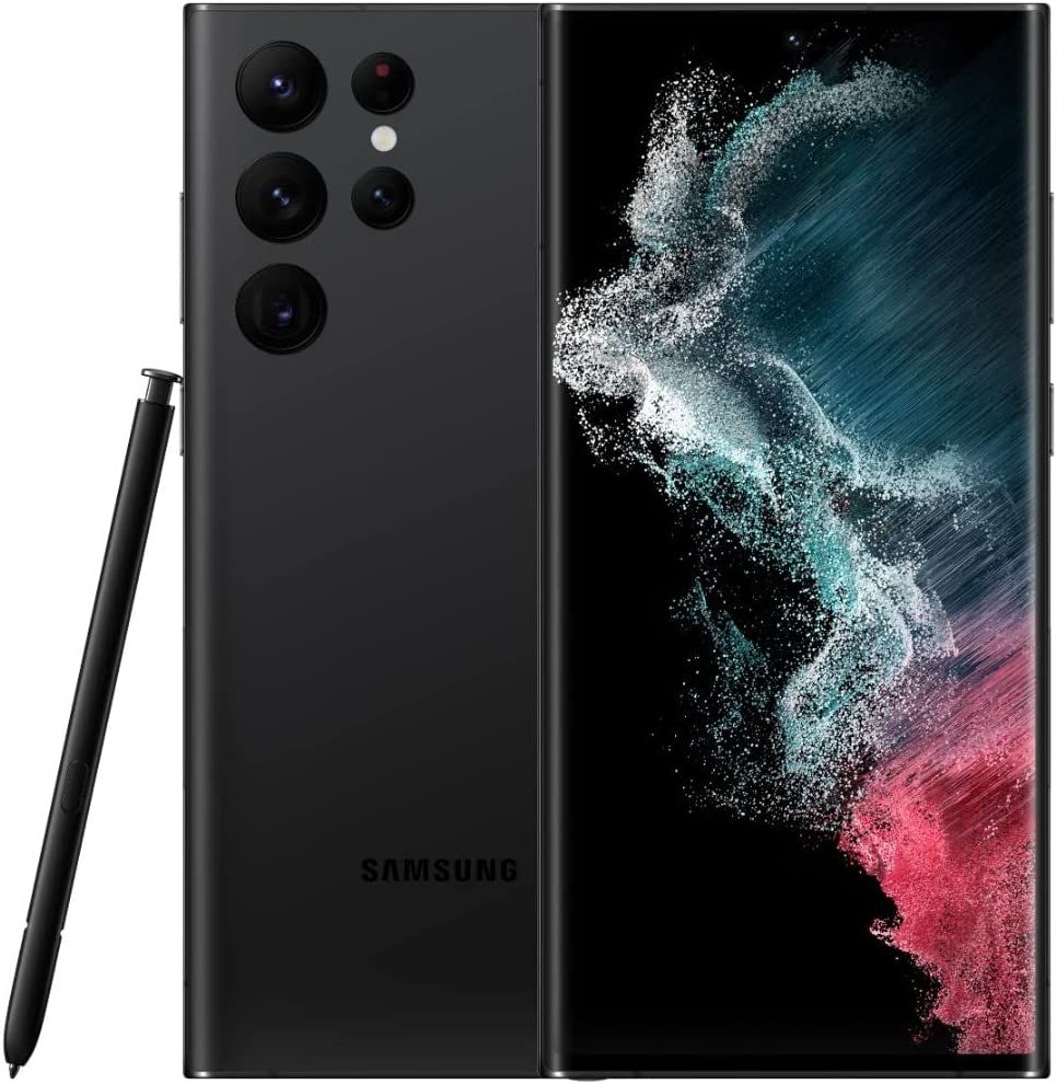 Samsung Galaxy S22 Ultra in black