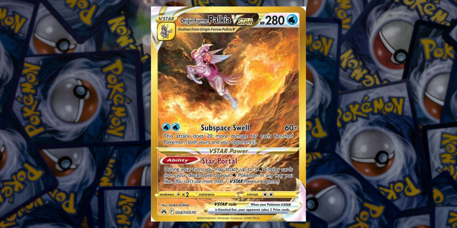 Origin Forme Palkia VSTAR Pokemon TCG