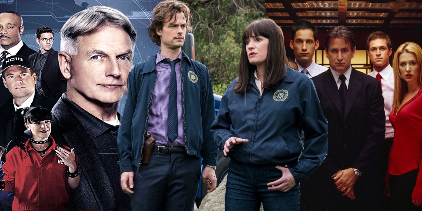 A blended image features cast members from NCIS, Criminal Minds, and Without A Trace