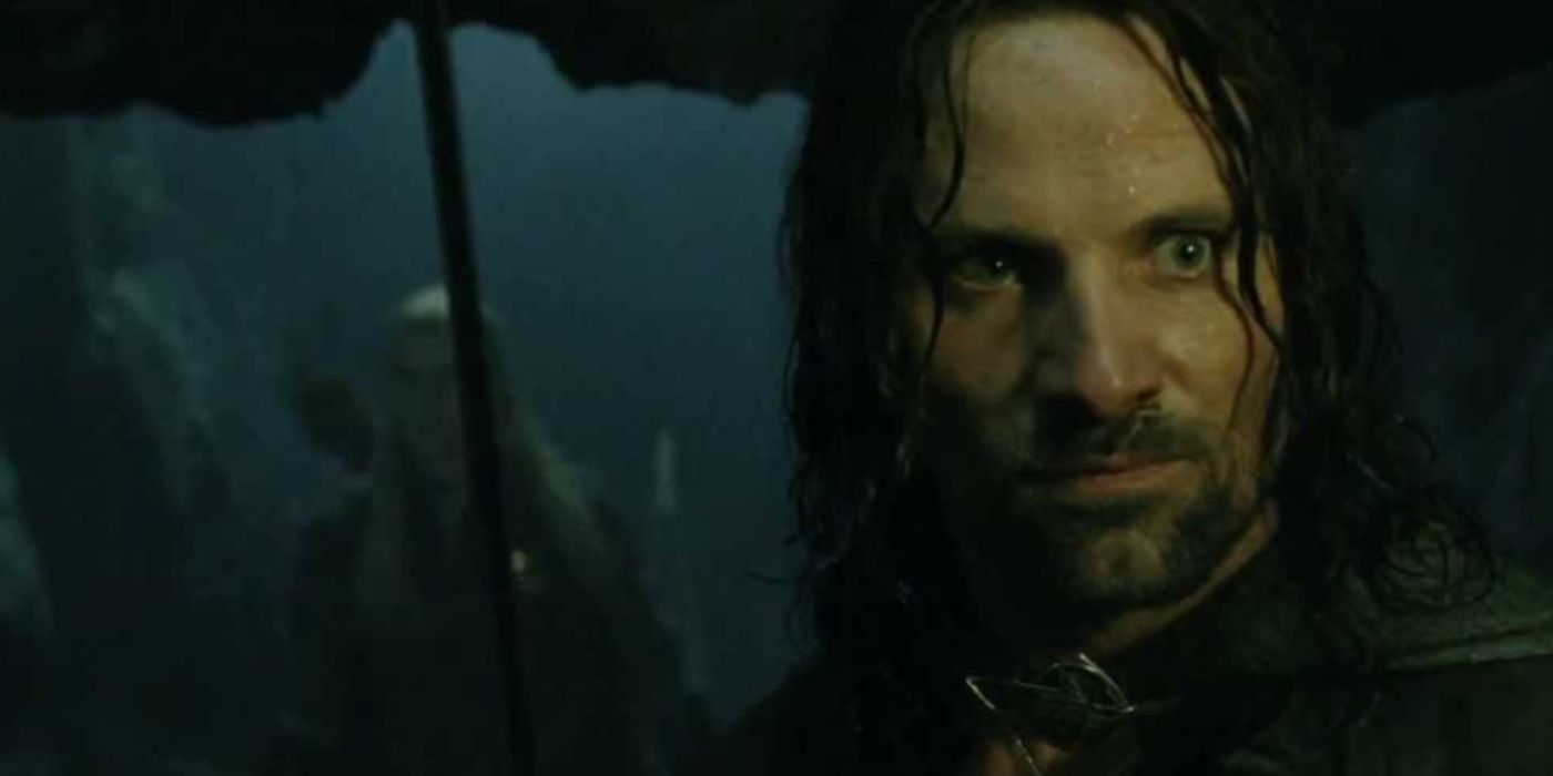 Aragorn sur les Chemins des Morts dans Le Seigneur des Anneaux : Le Retour du Roi