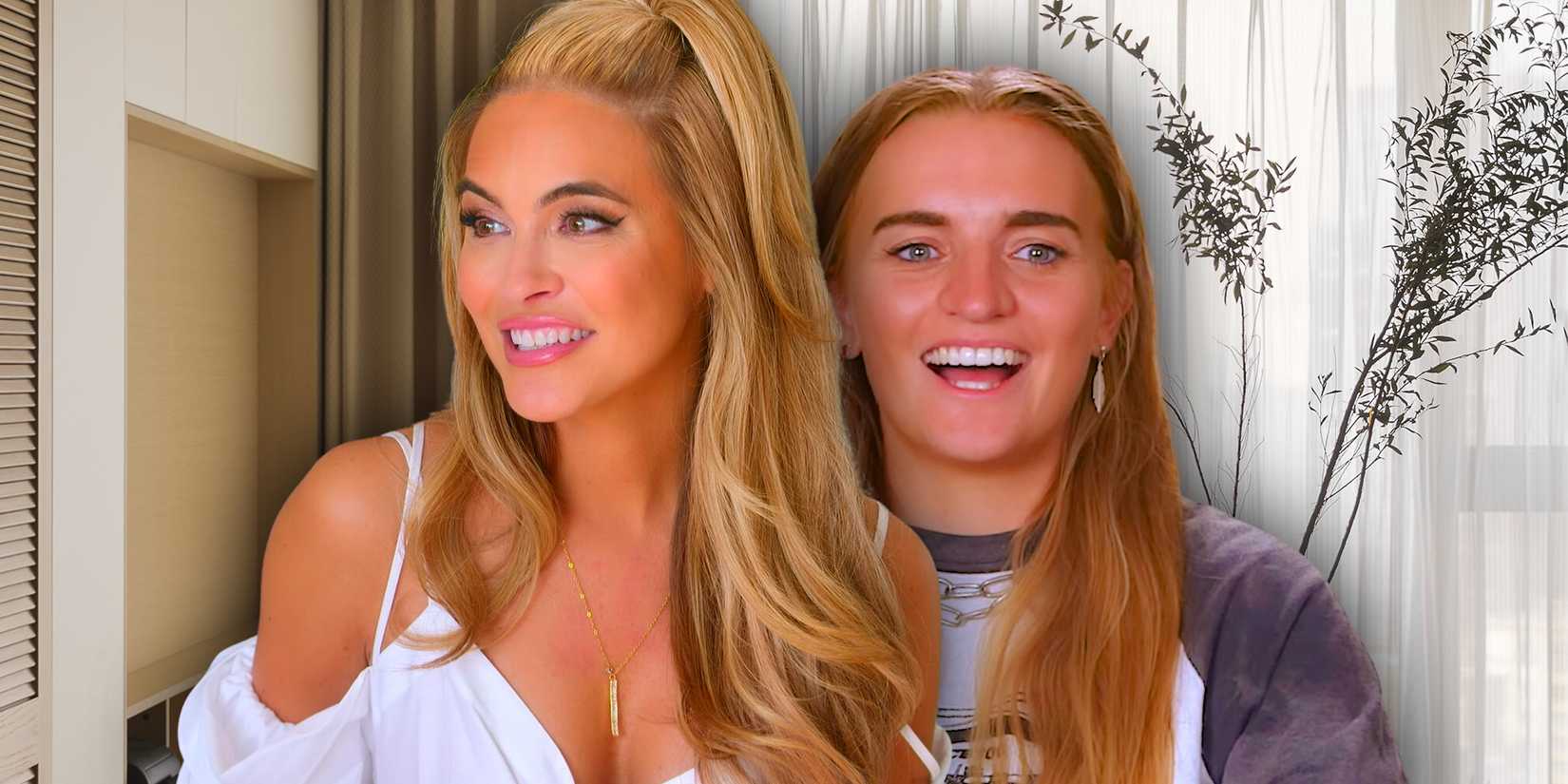 Selling Sunset's Chrishell Stause and G Flip smiling