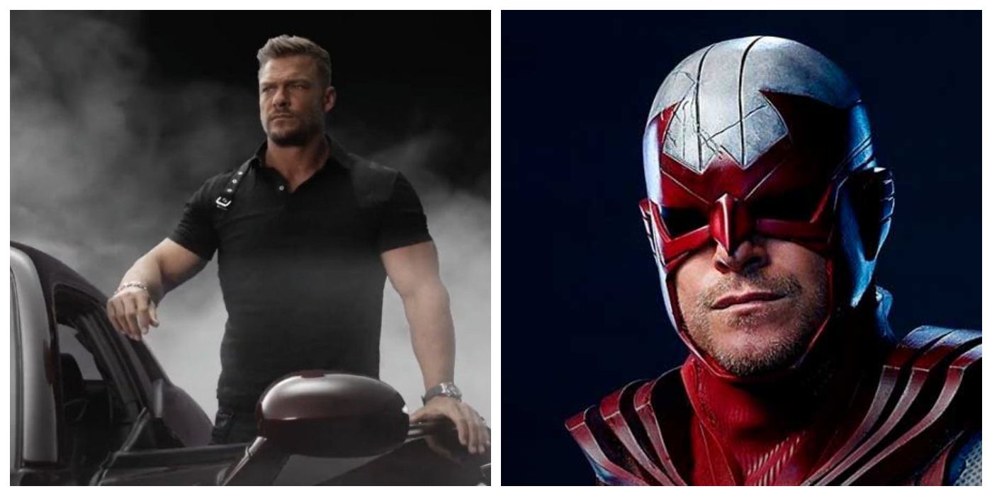 Alan Ritchson as Aimes and Hawk
