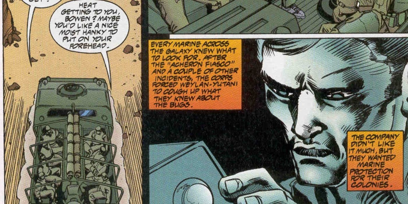 Alien: how the Colonial Marines know about Xenomorphs.