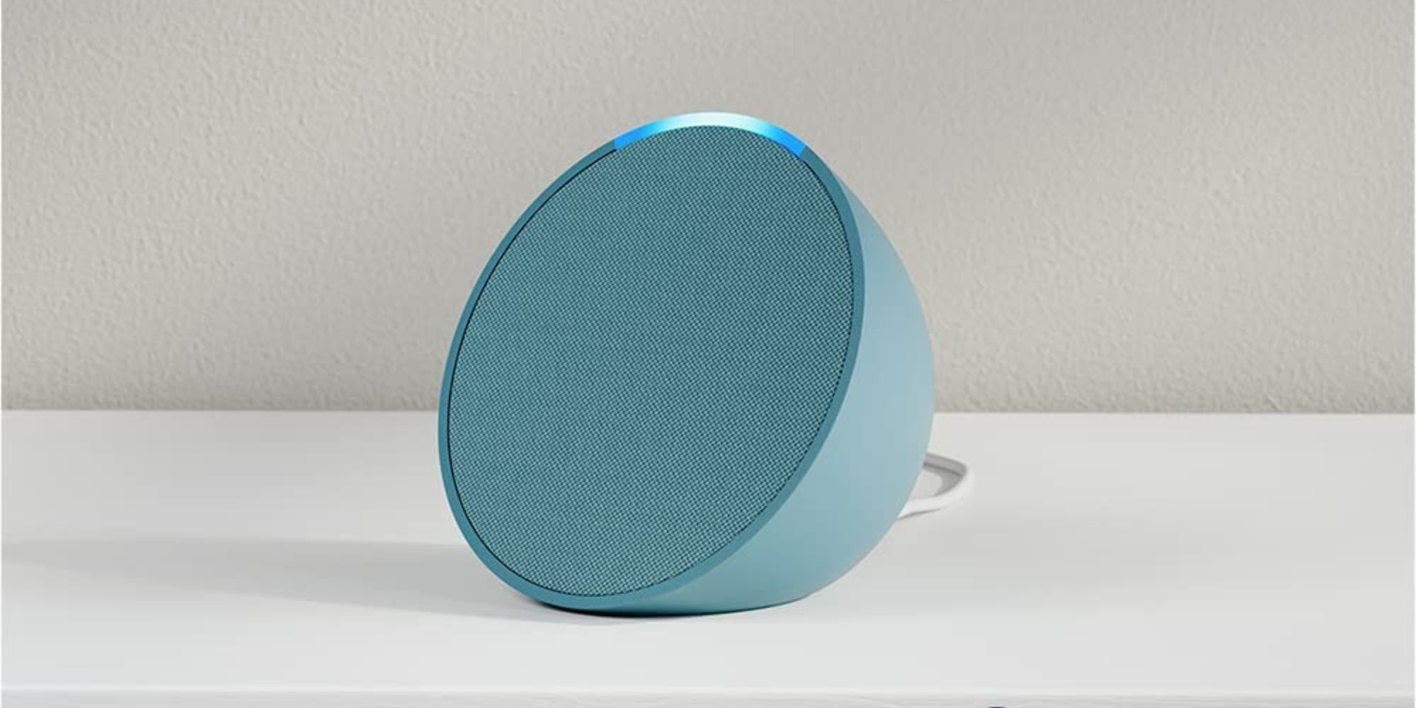 Amazon Echo Pop in Midnight Teal color