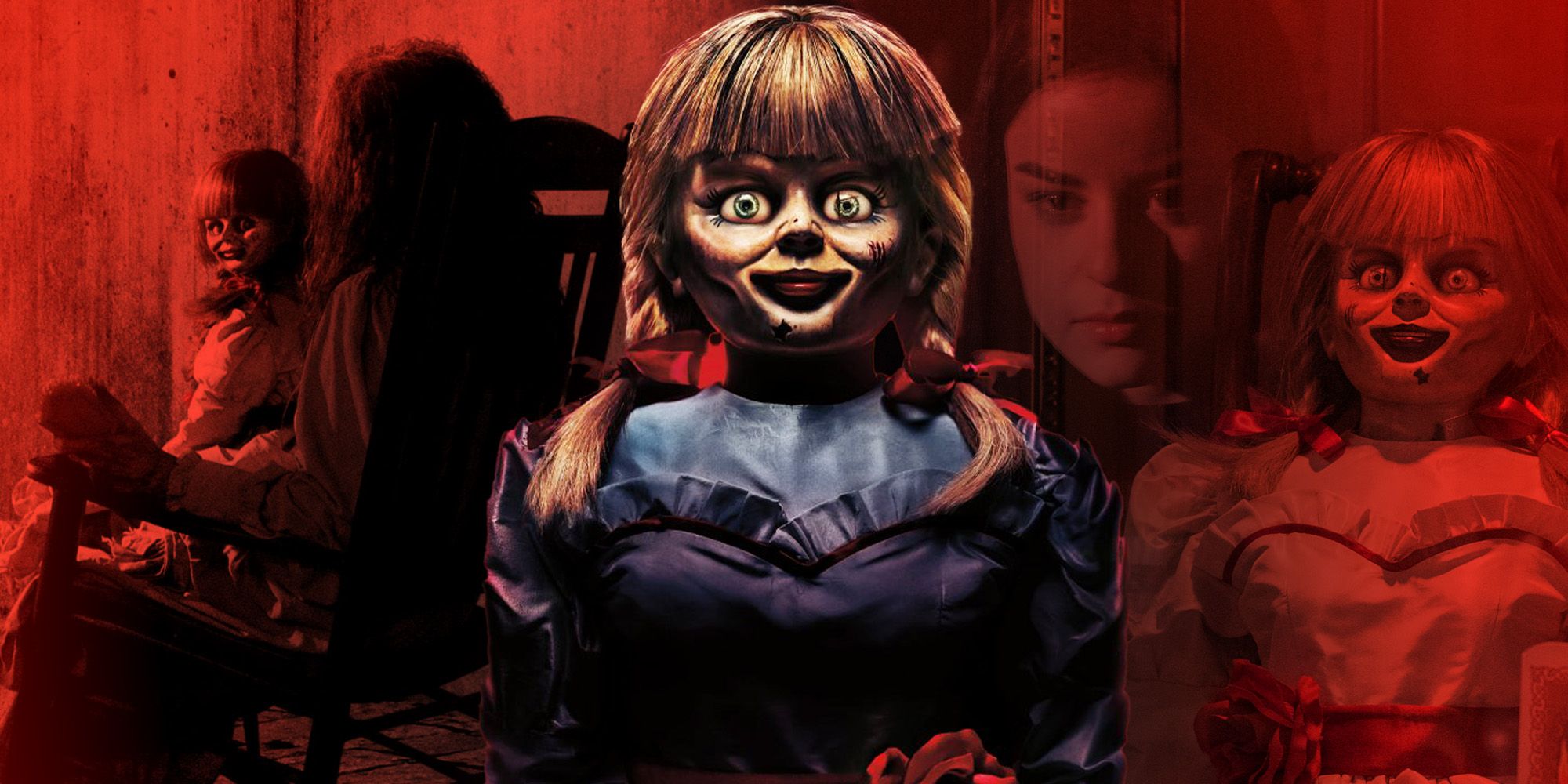 The Annabelle doll from the Conjuring Universe