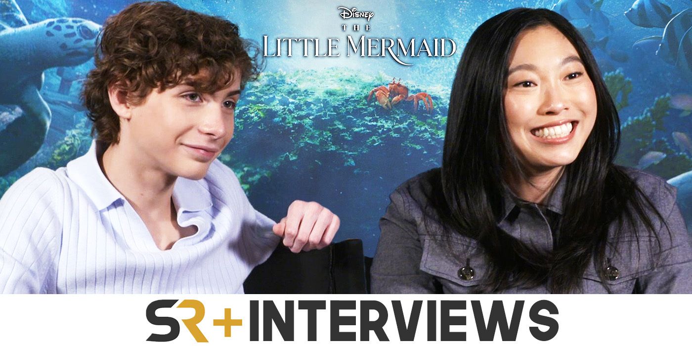 awkwafina &amp; jacob tremblay little mermaid interview