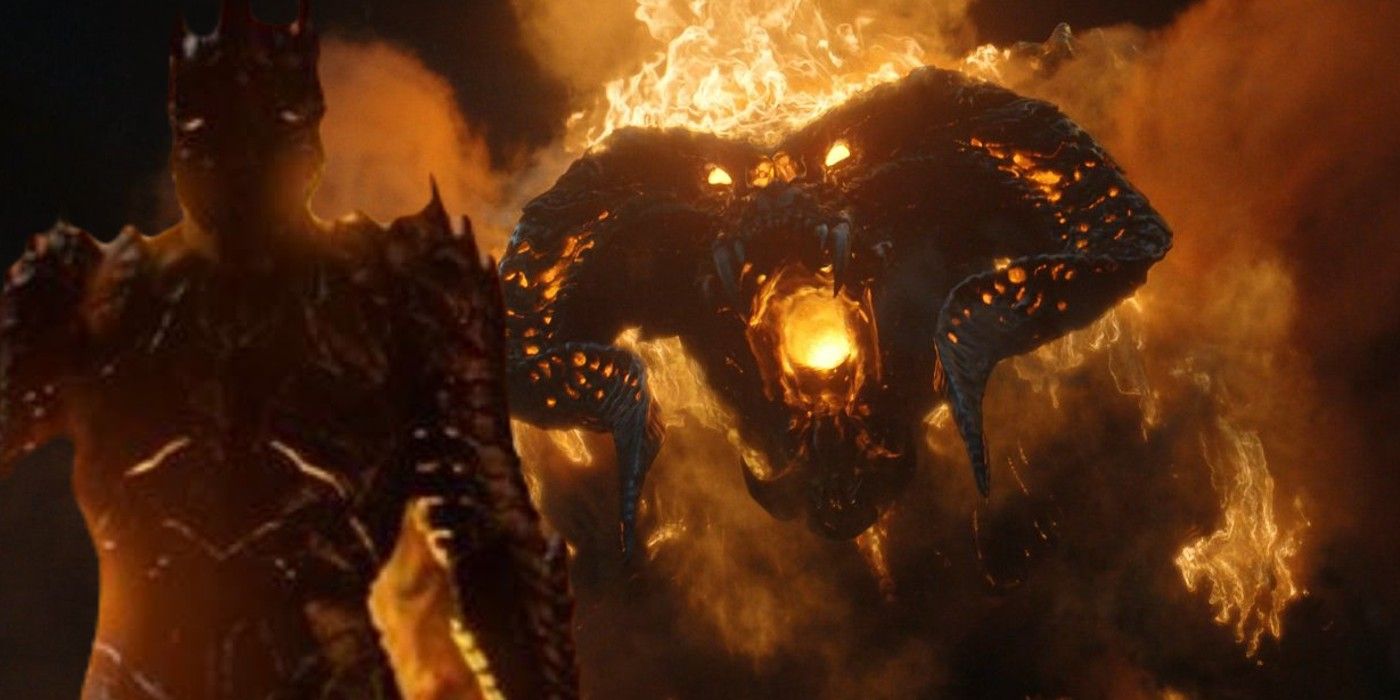 Balrog and The Necromancer from The Hobbit