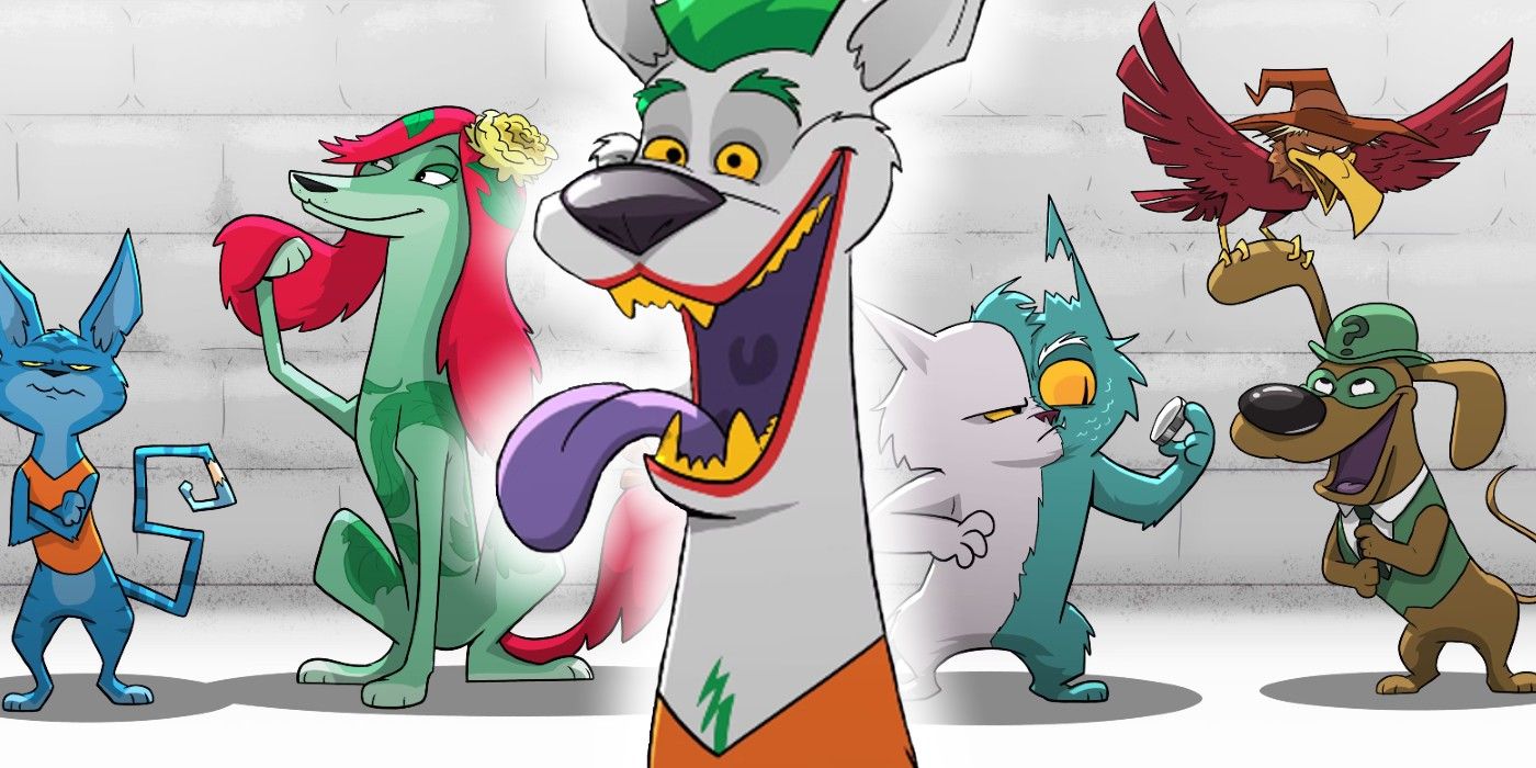 Gotham Villains' Pets Unite in BARKHAM ASYLUM Starring Joker's Dog