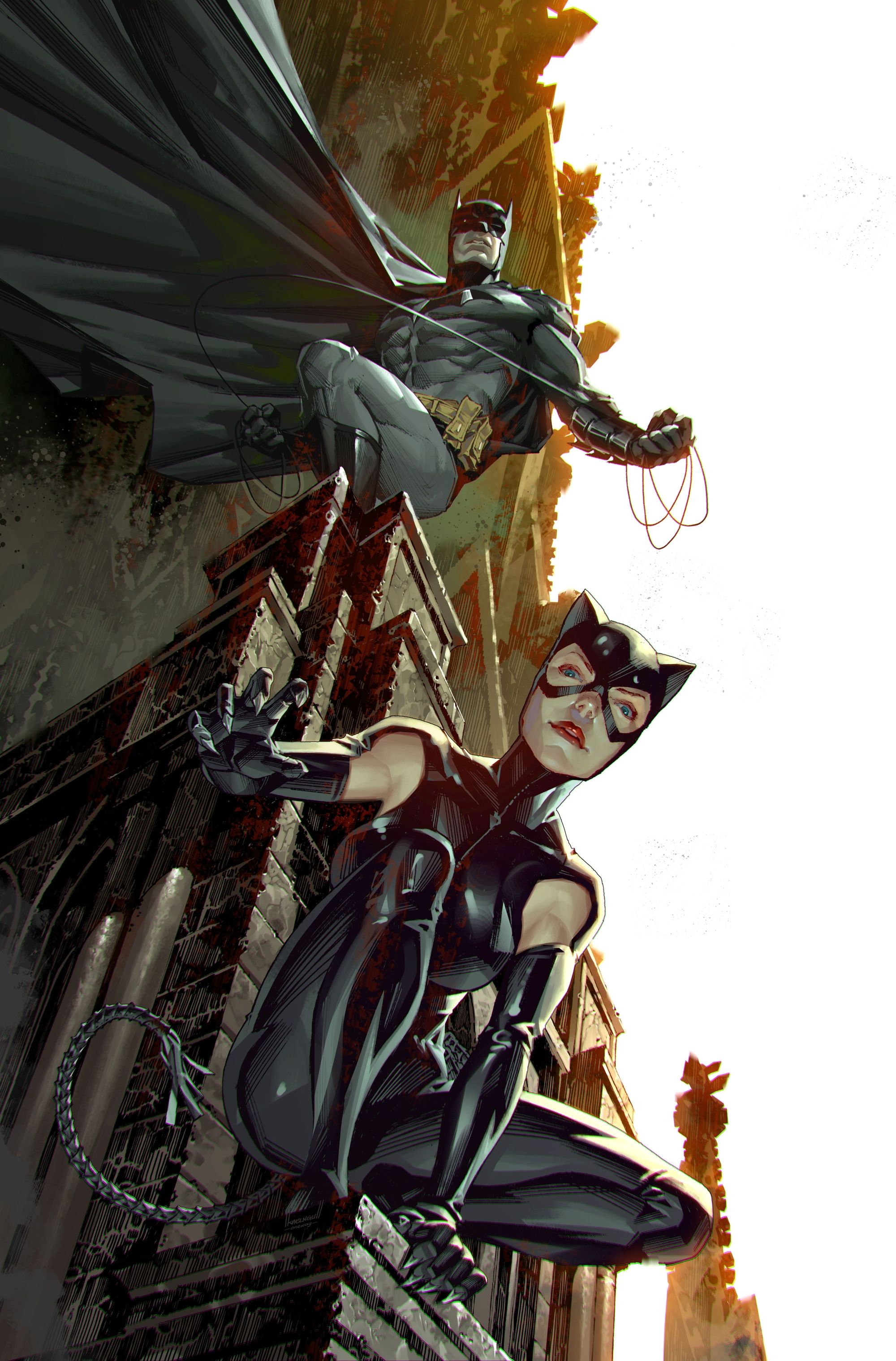 Batman Catwoman Gotham War Cover 2