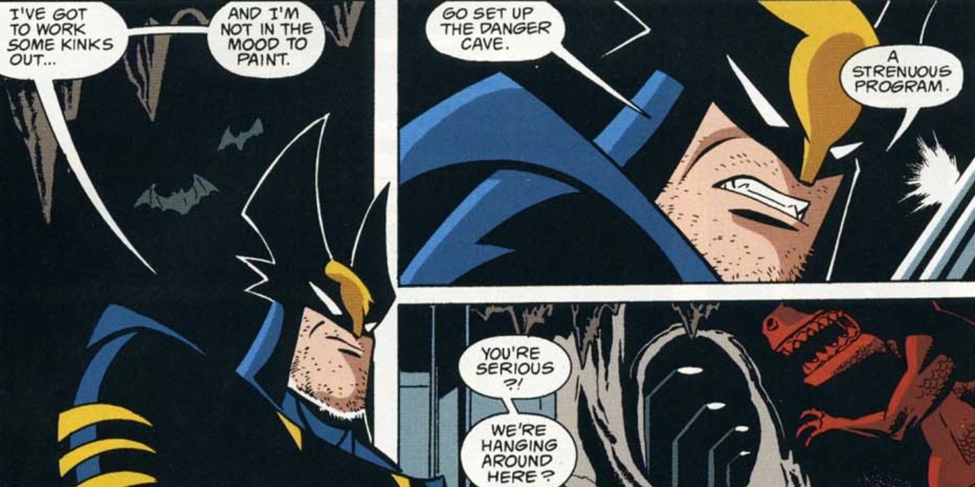 Batman has a 'Danger Room' in the Amalgam Universe. 