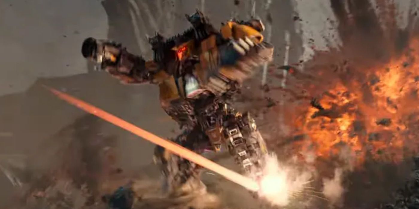 Battletrap in action in Transformers Rise of the Beasts