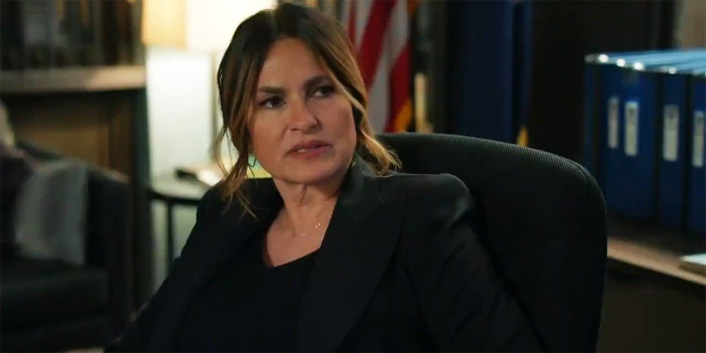 Benson staring to the side in Law and Order SVU and OC finale