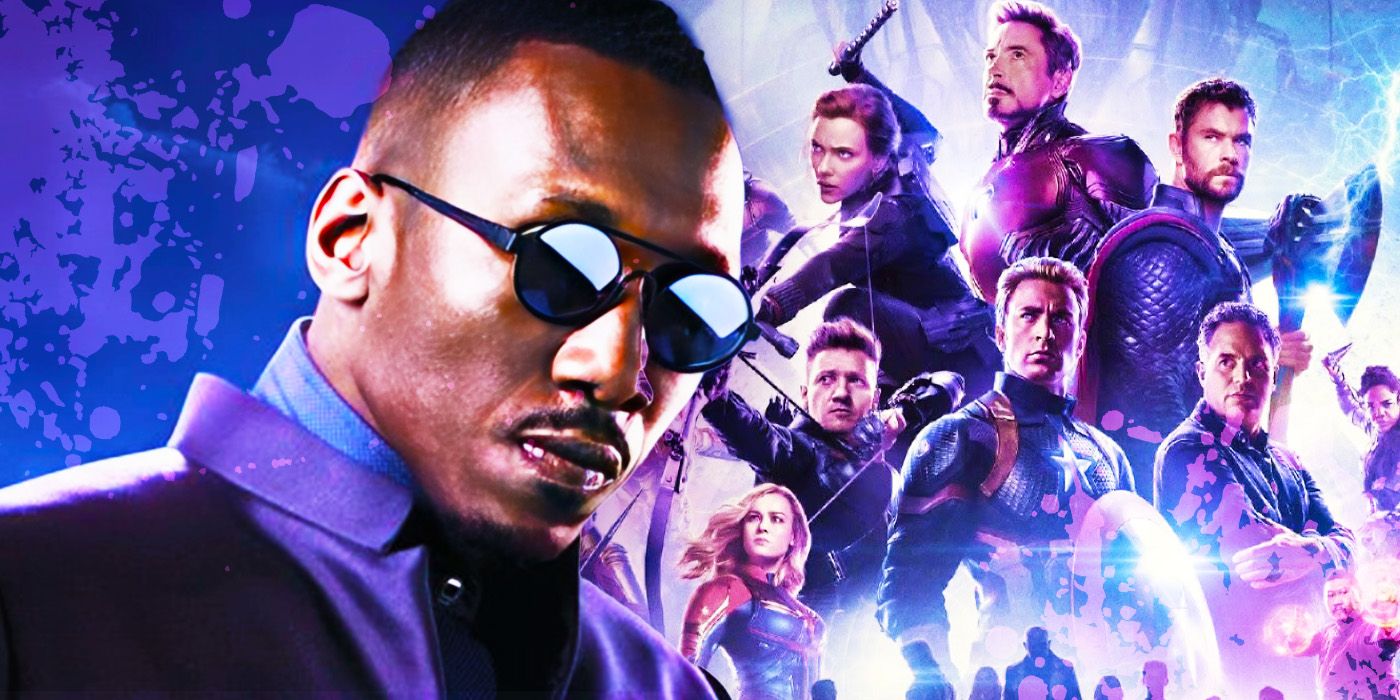 MCU Blade and the Avengers team in Endgame