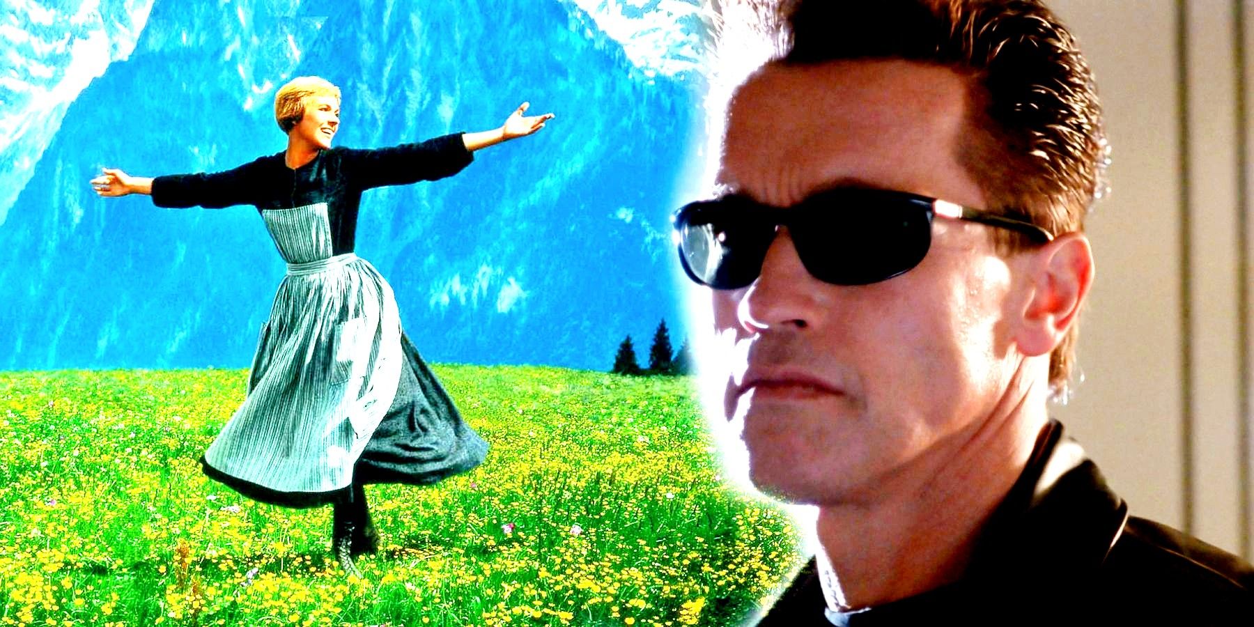 Schwarzenegger Is Turned Into Sound of Music's Maria & Sings In Mind