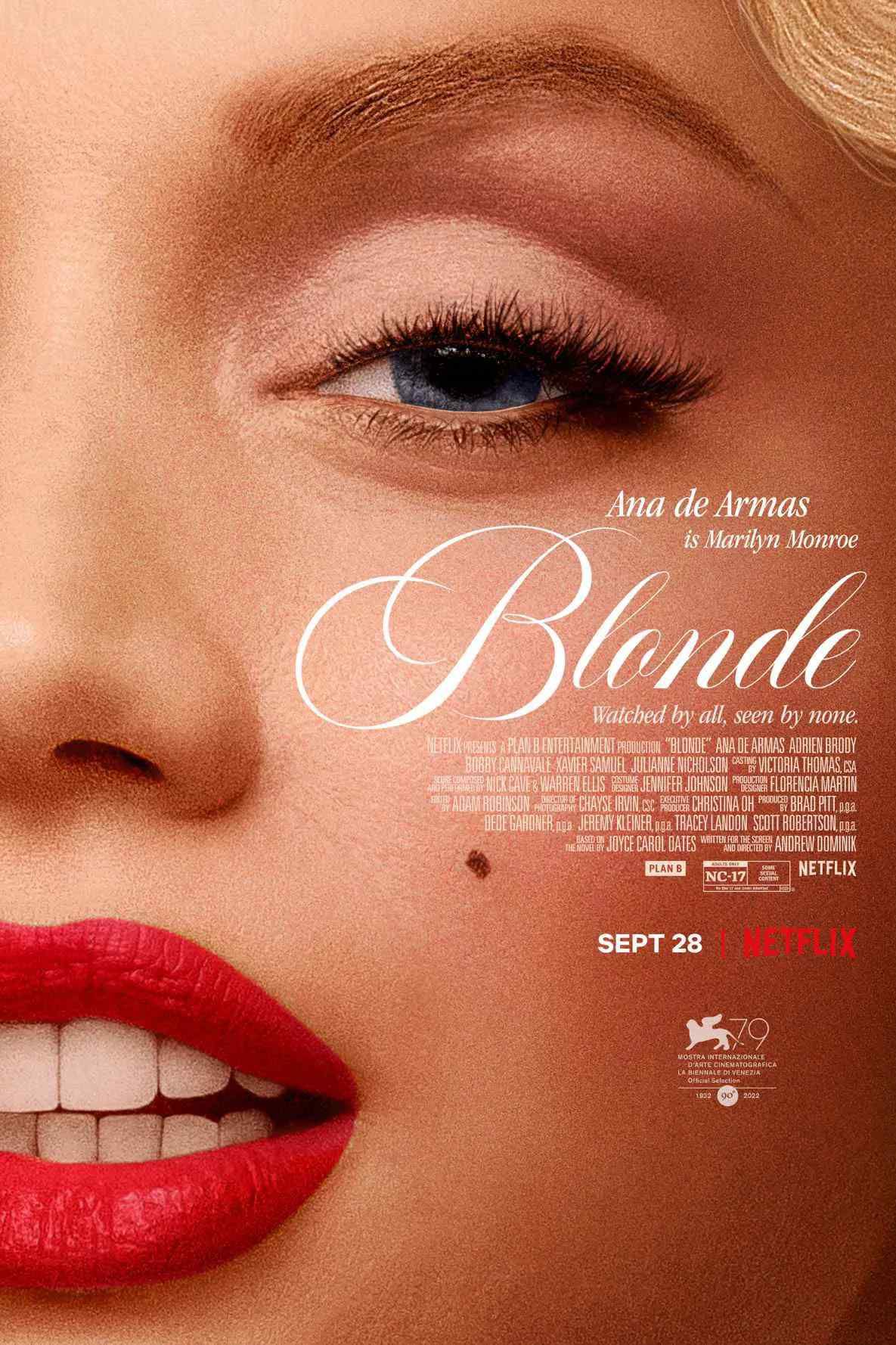 Blonde Netflix Movie Poster
