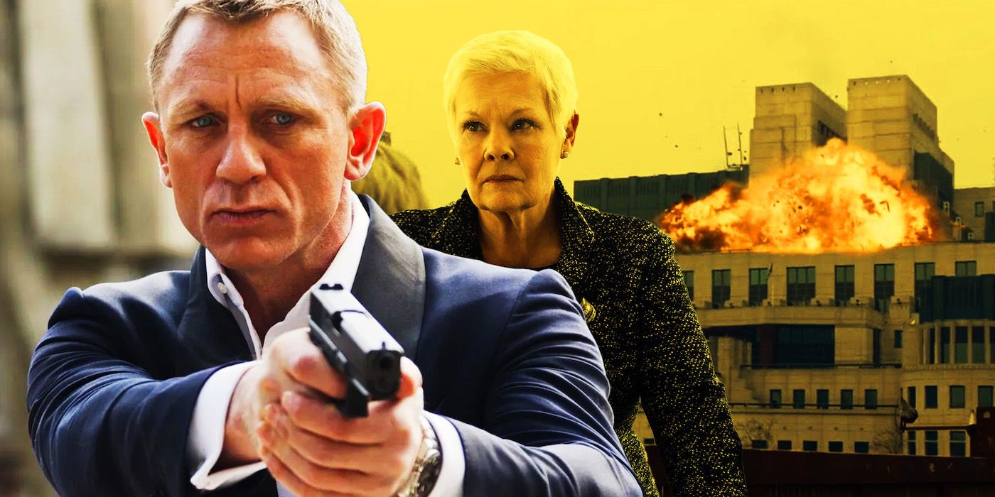 James Bond (Daniel Craig) and M (Dame Judy Dench) in Quantum of Solace