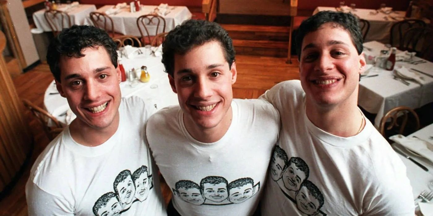 Brothers at their restaurant in three Identical Strangers