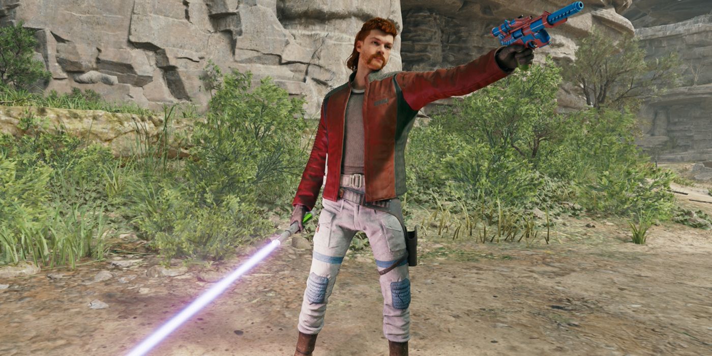 Jedi survivor is deals blaster stance good