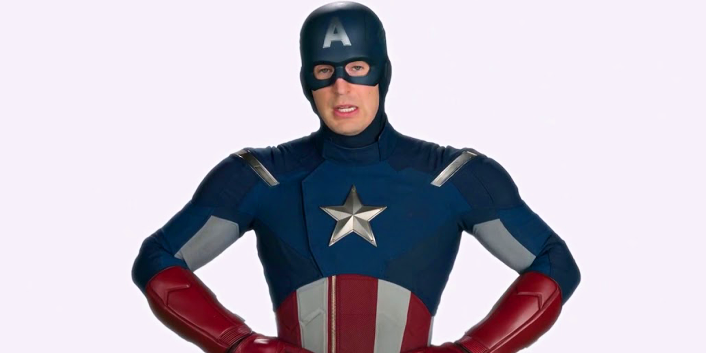 Captain America in Spider-Man: Homecoming's post-credits scene.