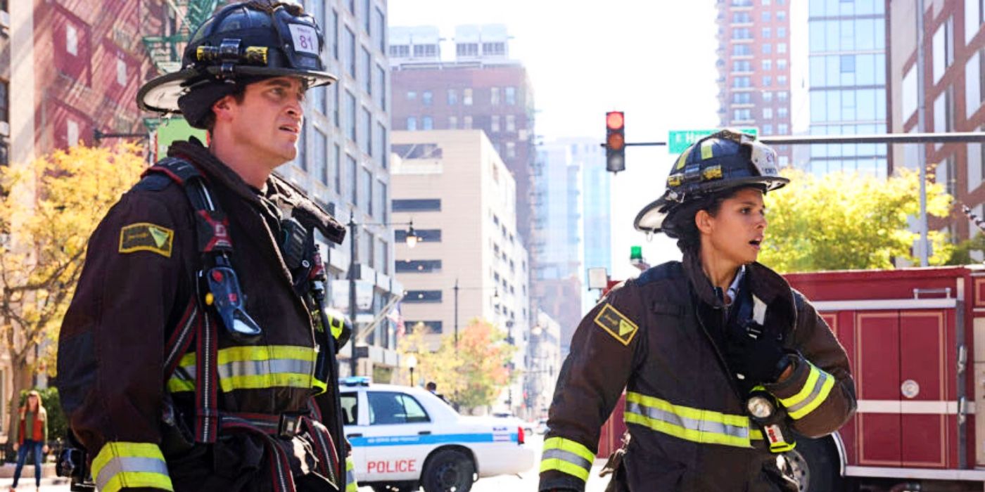 Carver and Kidd on the job in Chicago Fire season 11