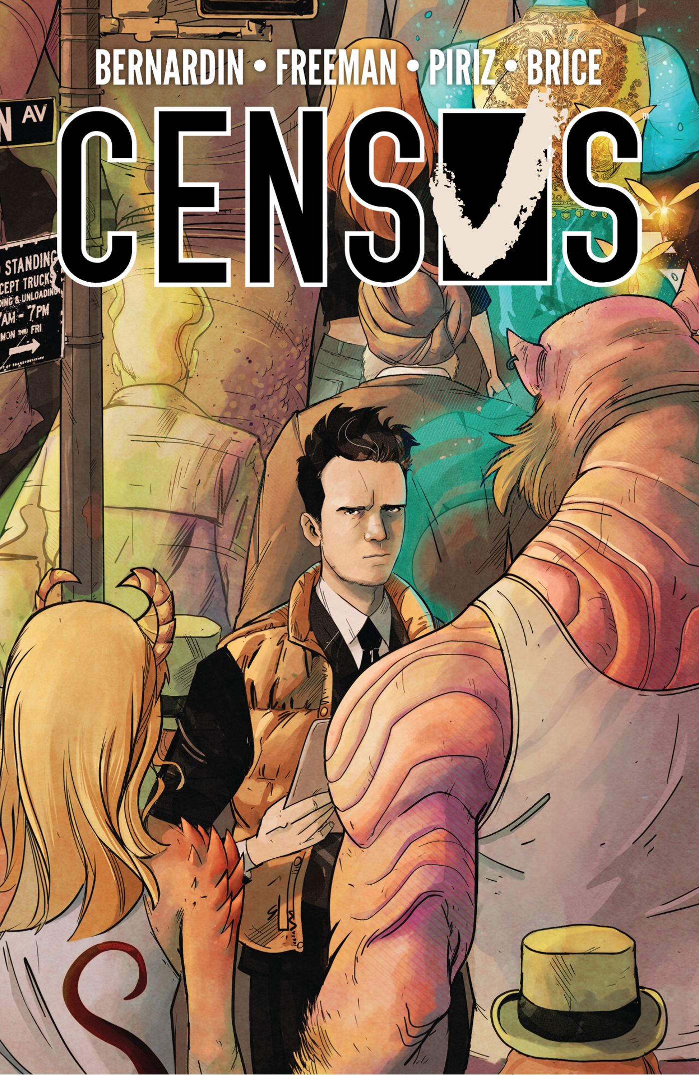 Arte da capa da novela gráfica do censo Dark Horse Comics