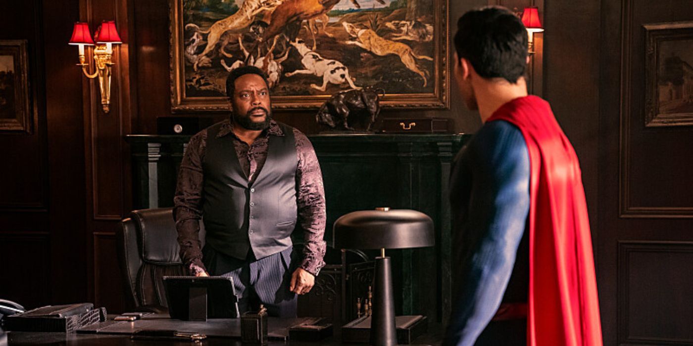 Chad Coleman and Tyler Hoechlin in Superman &amp; Lois