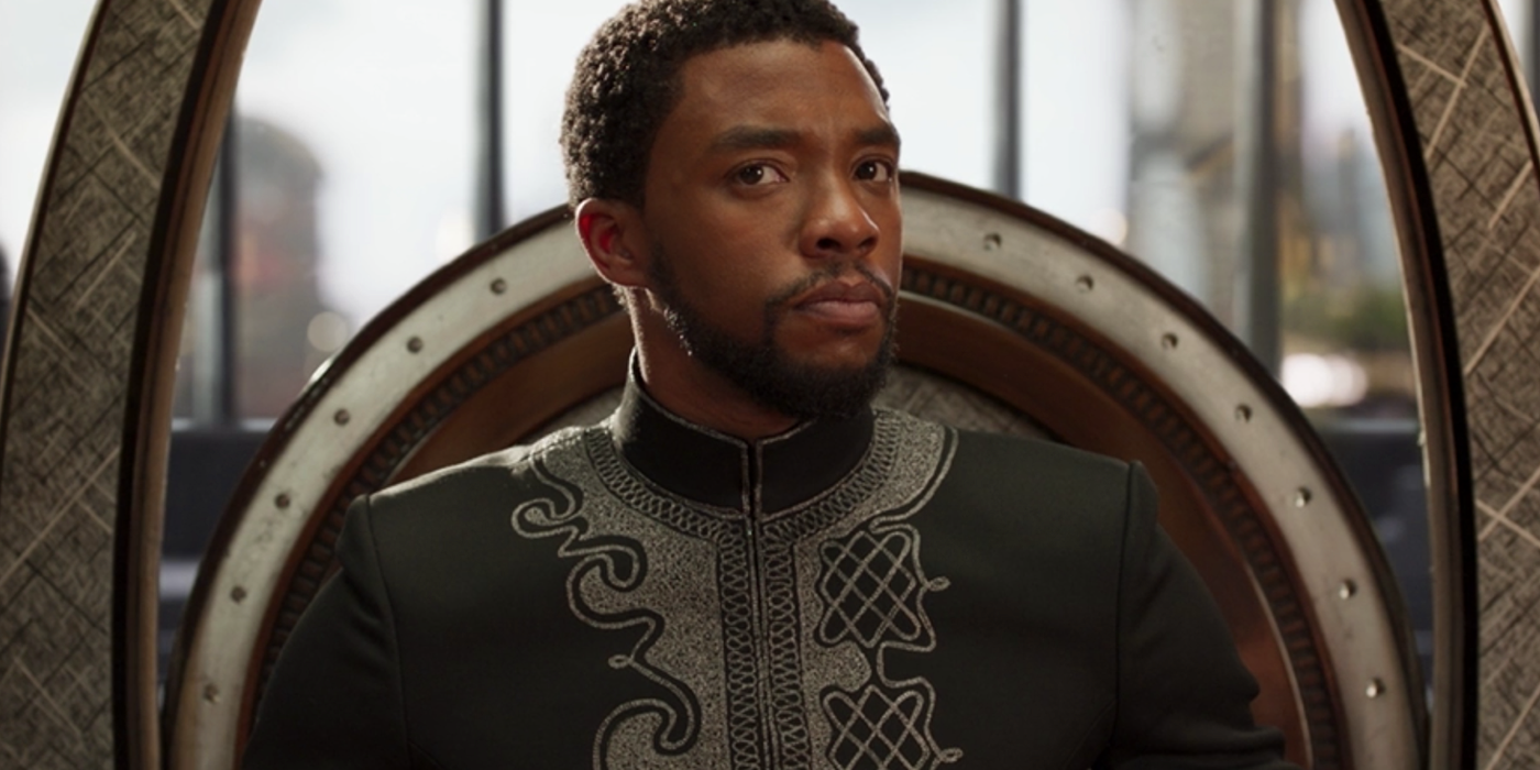 chadwick boseman as t&rsquo;challa in black panther