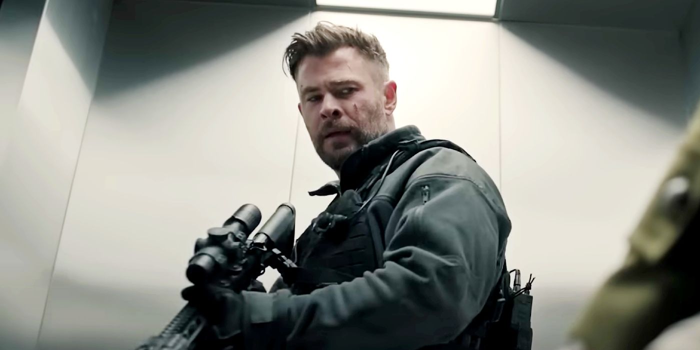 Chris Hemsworth como Tyler Rake en Extracción 2.