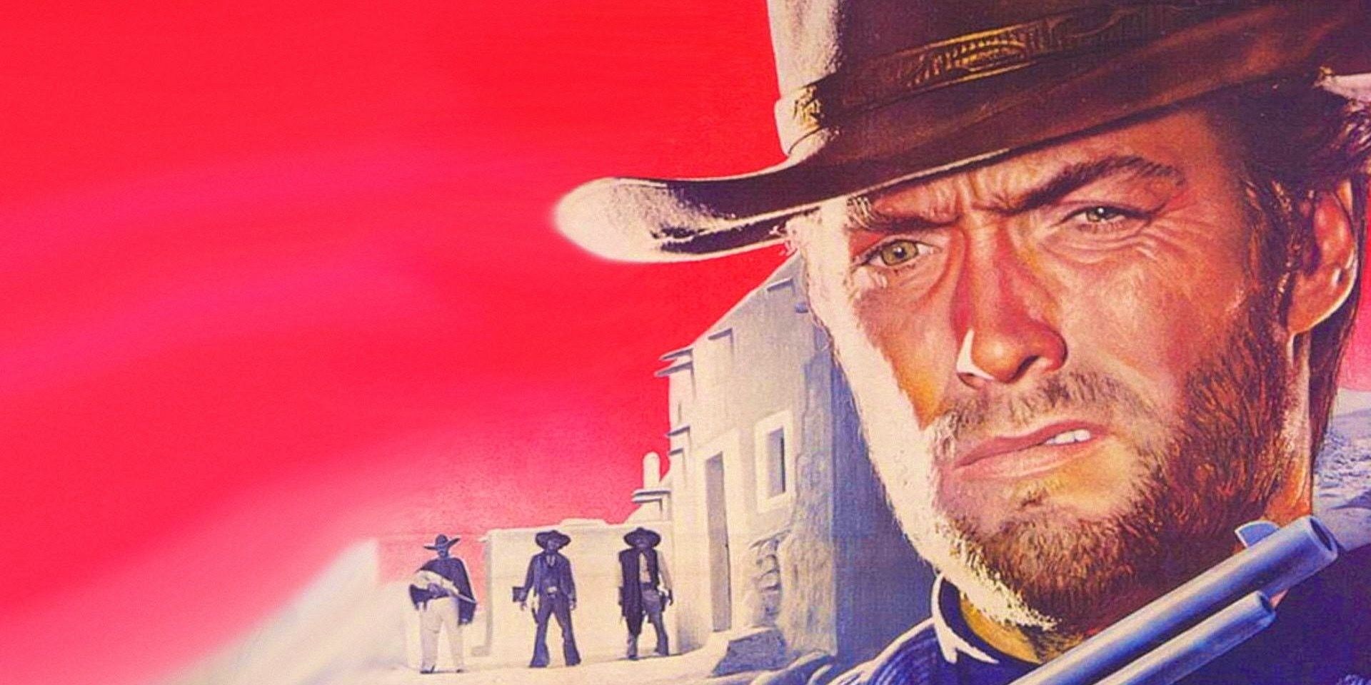 clint eastwood as the man with no name few dollars more