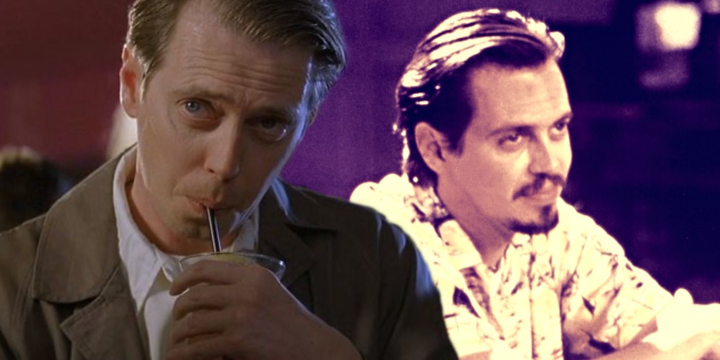 A composite image of Steve Buscemi as Garland Greene in Con Air and Mr. Pink in Reservoir Dogs