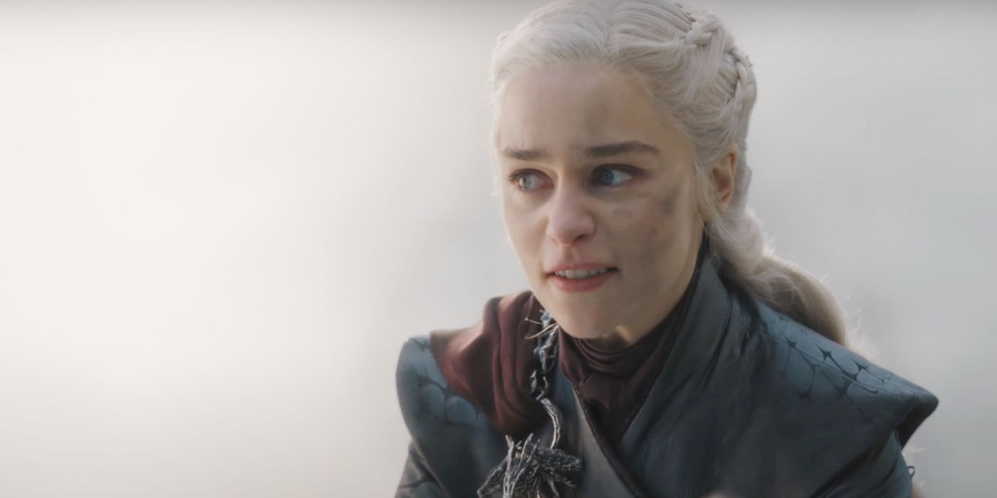 Daenerys Targaryen about to burn King's Landing in Game of Thrones