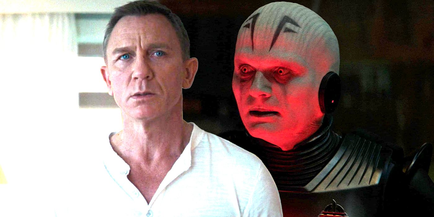 Daniel Craig as James Bond and Rupert Friend in Obi-Wan Kenobi