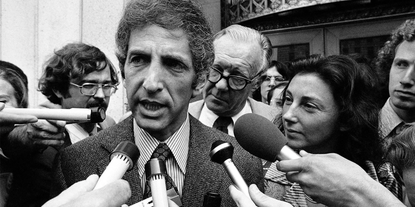 Daniel Ellsberg being interviewed