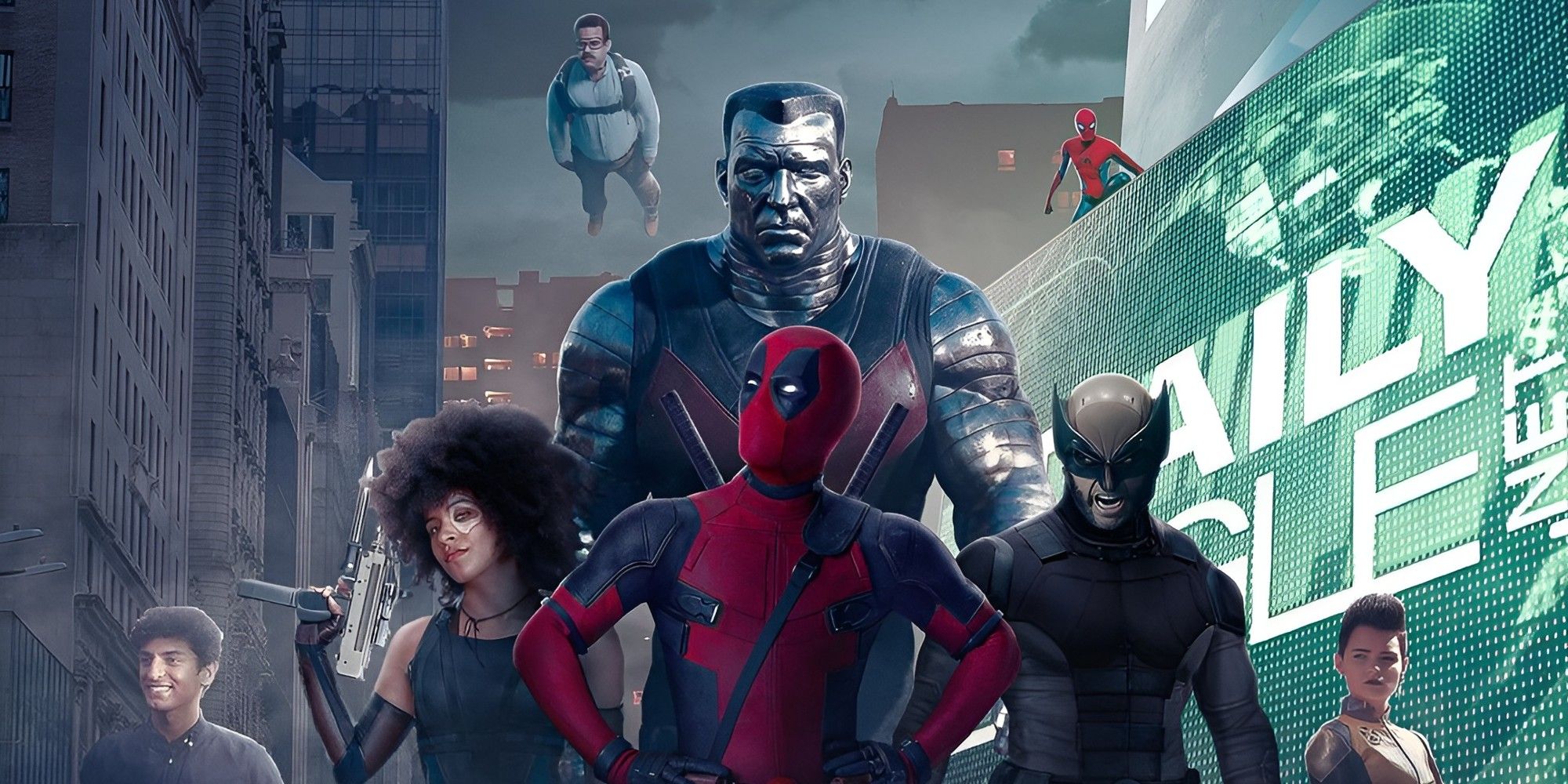 Spider-Man & Returning Fox X-Men Characters Join Ryan Reynolds In Deadpool 3  Fan Poster