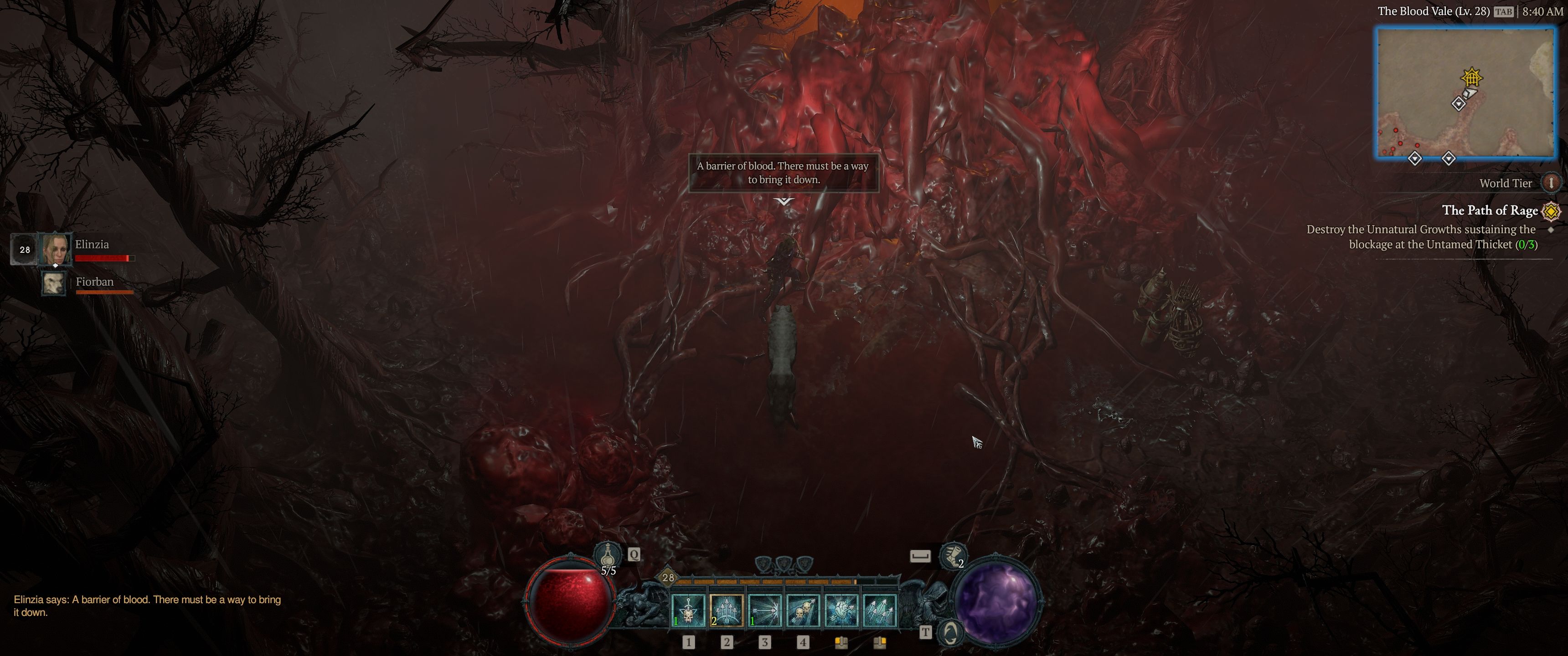 Diablo 4 Bloody Barrier