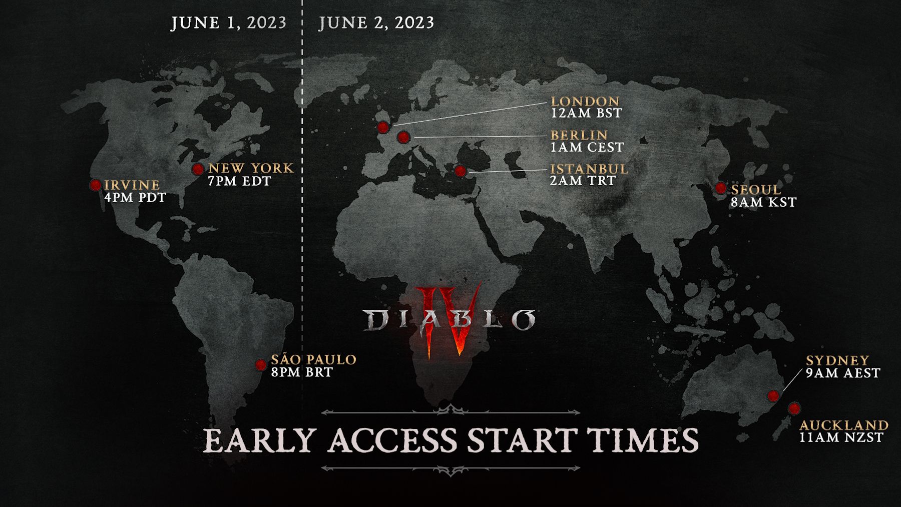 Diablo 4 Waktu Mulai Akses Awal