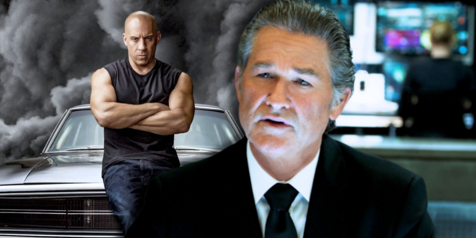 Composite image of Dom and Mr. Nobody in Fast and Furious