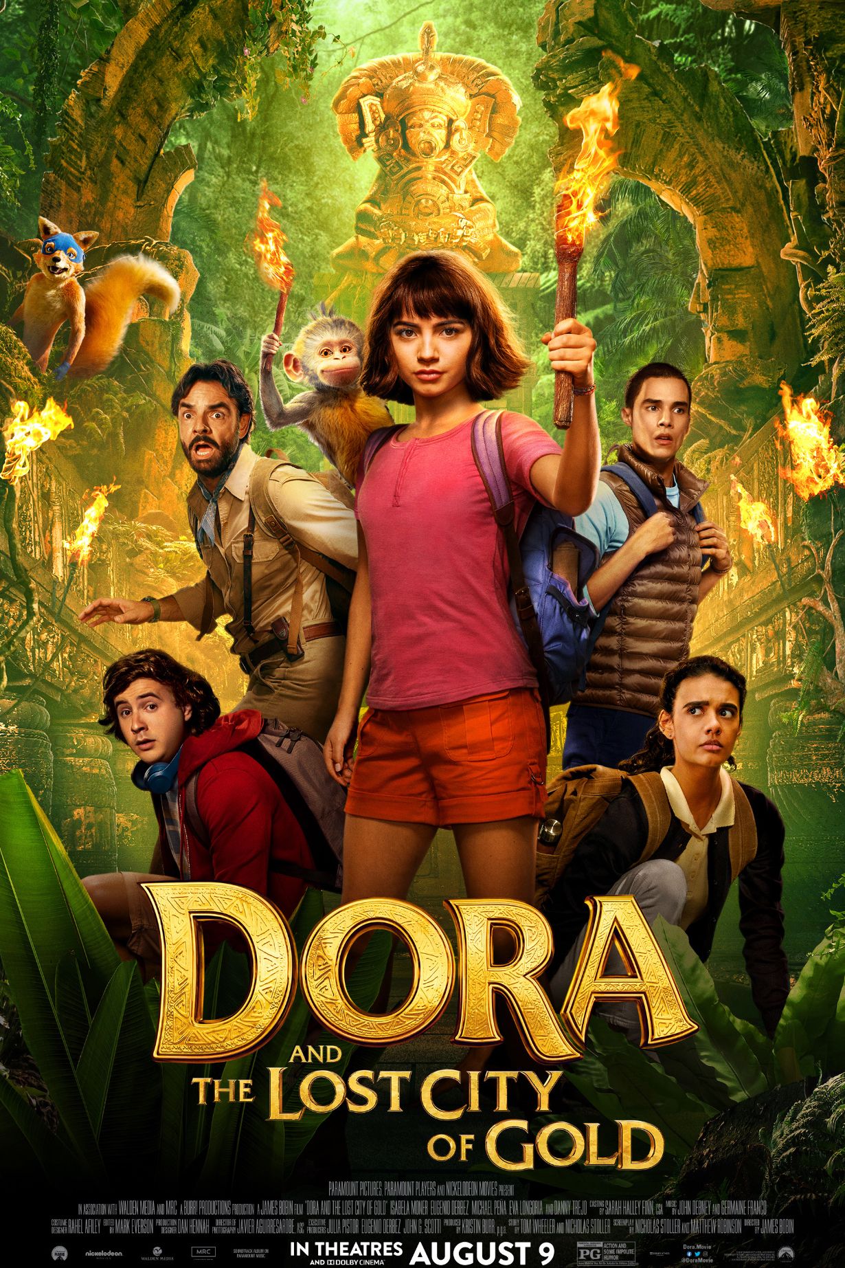 Dora e a Cidade Perdida de Ouro Poster do Filme