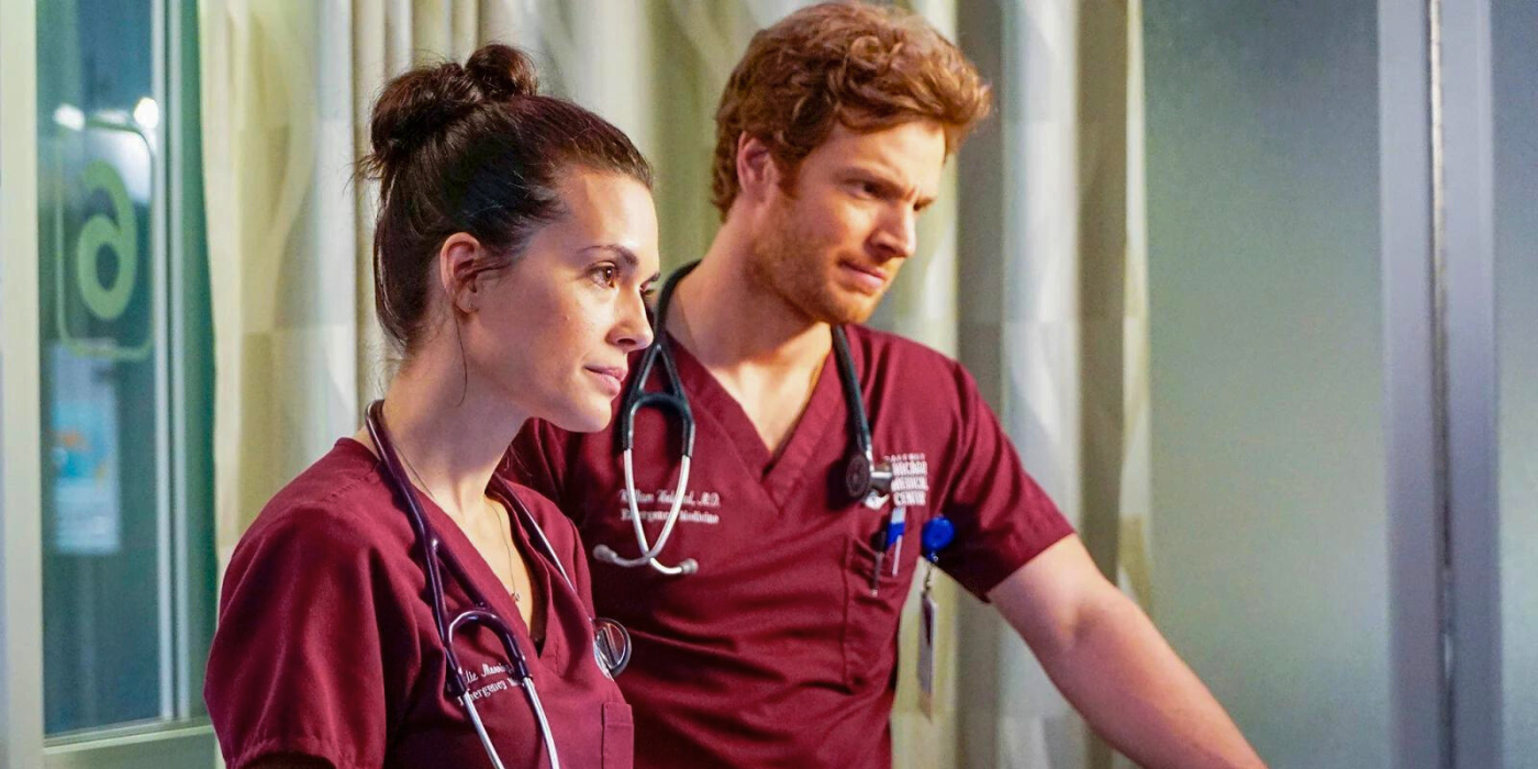 Dr. Natalie Manning and Dr. Will Halstead in Chicago Med