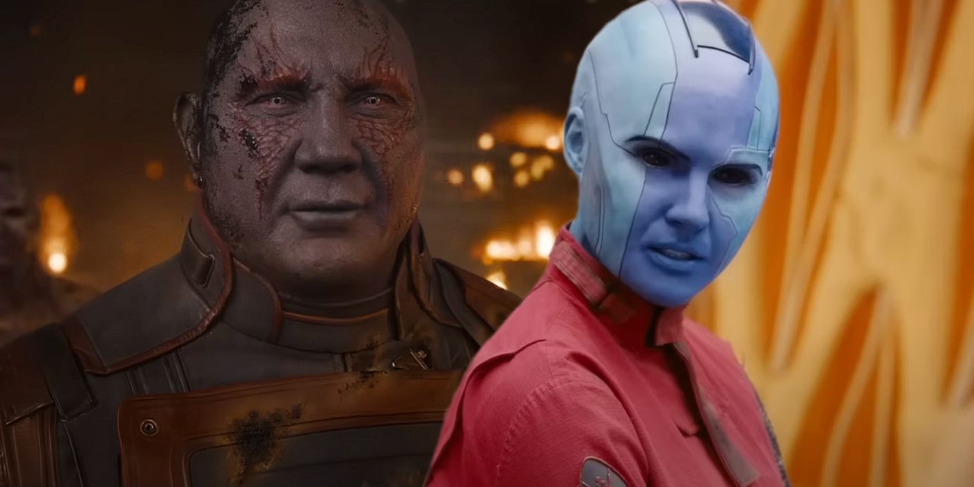 Drax and Nebula from Guardians of the Galaxy Vol. 3