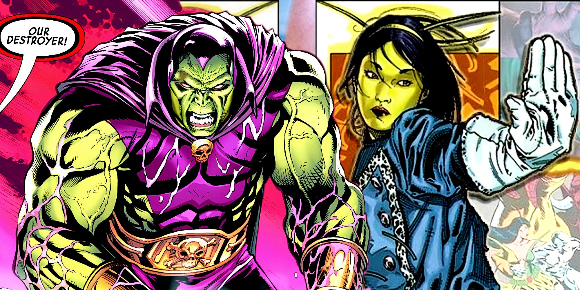 Drax el Destructor y Mantis en Guardianes de la Galaxia Marvel Comics