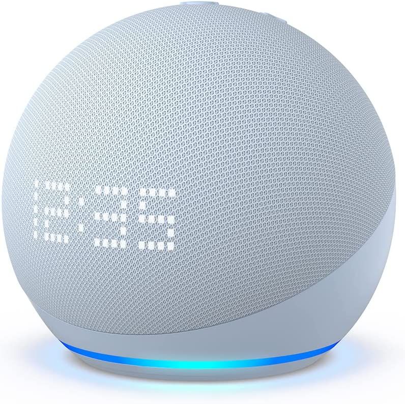 echo dot 5th generation with clock